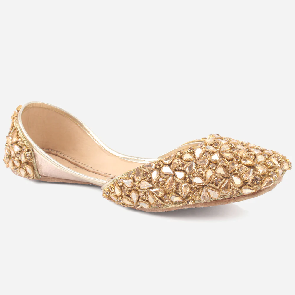 Womens "NOLA" Embellished Indian Khussa