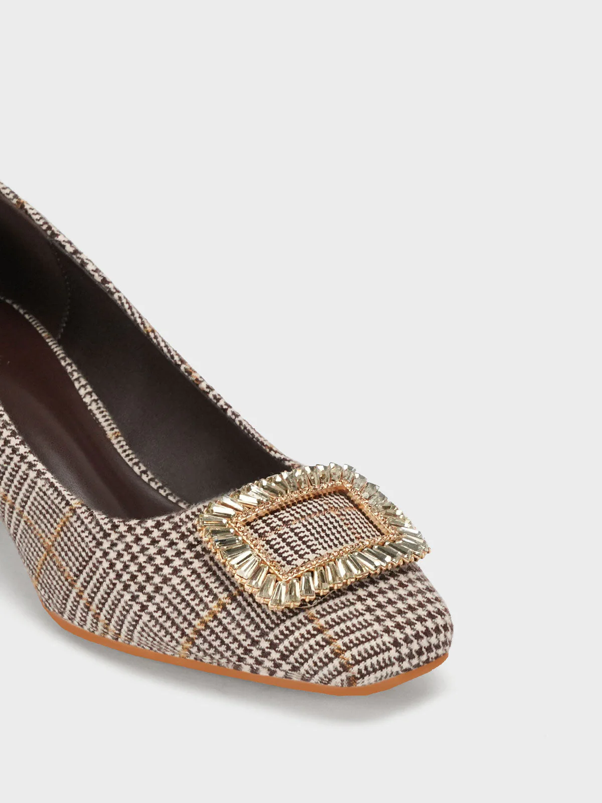 Women's "RAGNAR" Decorated Block Heel Courts - Image 4