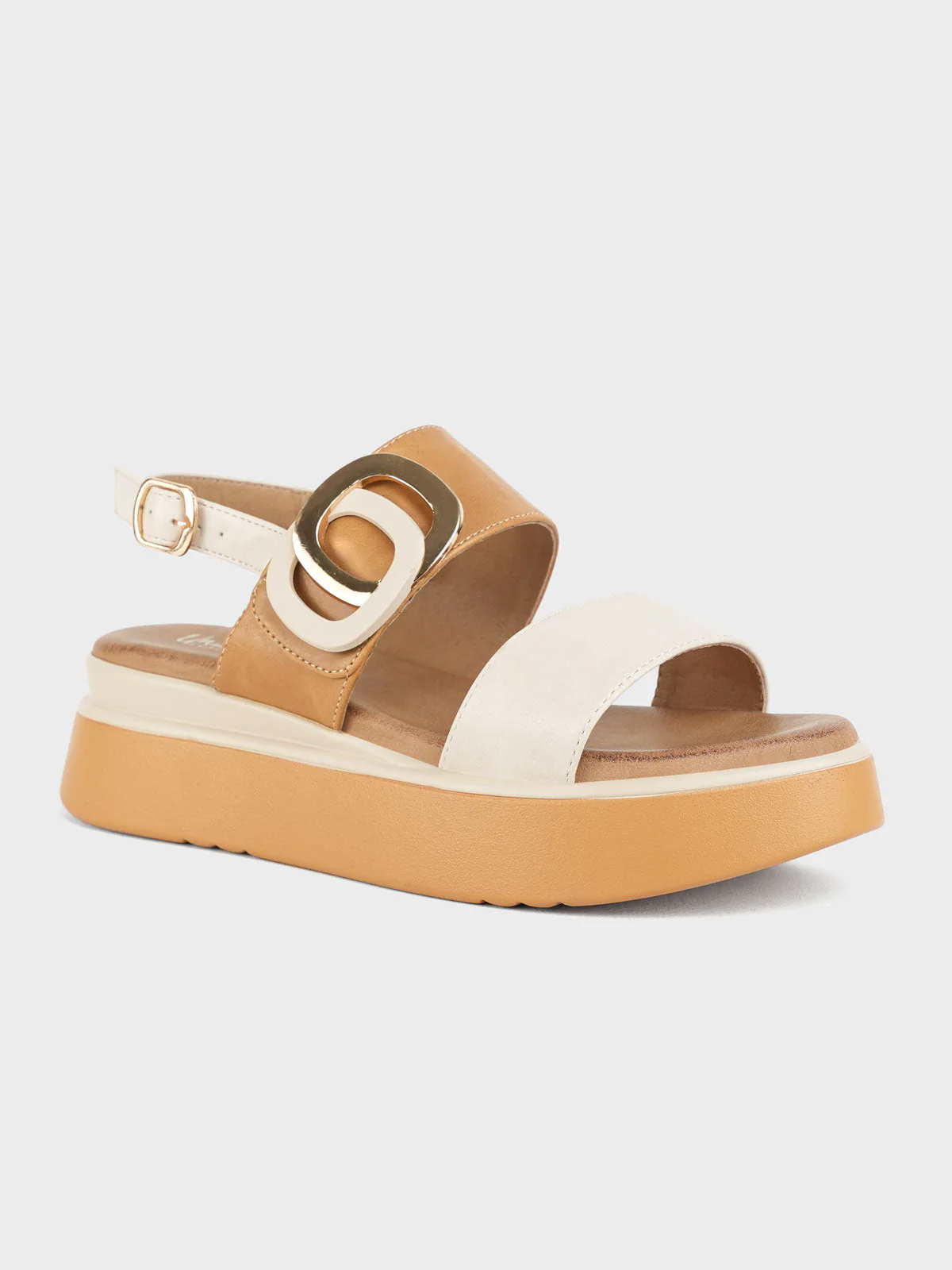 Womens "ROSALIND" Casual Buckled Sandals - Image 2