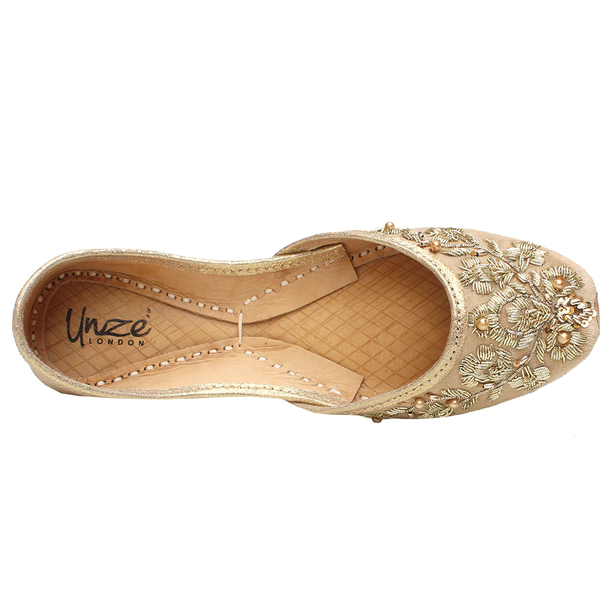 Women's "SEYYAL" Embellished Flat Khussa Pumps - Image 4