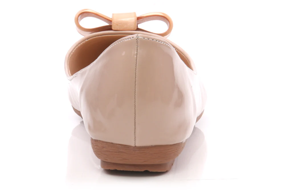 Womens Shiny 'Fresh' Bow Style Pumps - Image 2