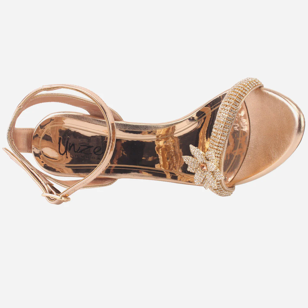 Women's "SIFARA"Crystal Detailing Platform Sandals - Image 4
