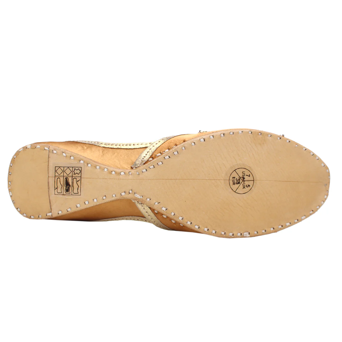 Women's "SWARA" Embellished Flat Khussa Pumps - Image 5