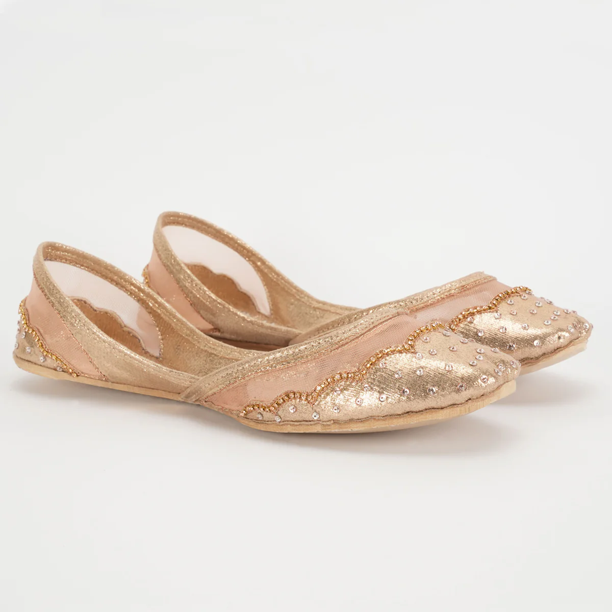 Women's "ULYSSES" Chained Detailing Khussa - Image 2