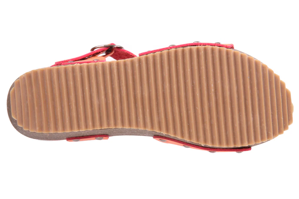 Womens Wedge ' Casual Stud Design 'Xina' Sandals - Image 5