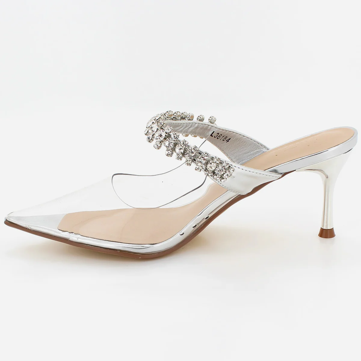 Women's "ZIMI" Pointy Transparent Sandals - Image 4